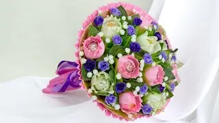 Bouquet of sweets. A beautiful gift is easy and simple.