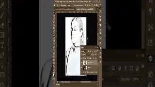 pencil sketch drawing in Photoshop