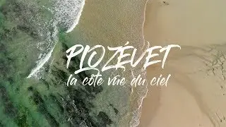 Plozévet : la côte vue du ciel