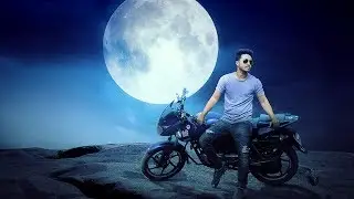 Full Moon Photo manipulation Tutorial | Photoshop CC Tutorial