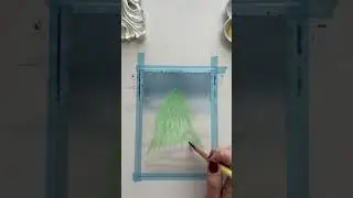 Super Simple Watercolor Christmas Tree