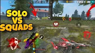 Free Fire Game  | Solo Vs Squad | Full Gameplay Video | Free Fire Max | Gaming Videos | AlmondGaming