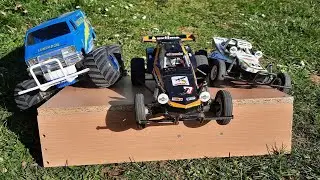 Tamiya RC Cars Can Fly??? | RC Car Jumps | Epic Fails | Potters RC Models