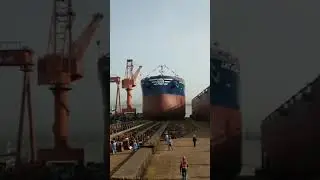 Massive Ship Launch