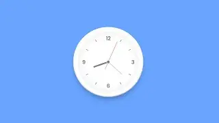 Working Analog Clock Using Html5 CSS3 & Javascript. Bangla Tutorial 2021