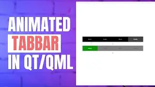 Animated TabBar || Qt QML || Speed Coding