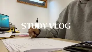 Study vlog: A-level mocks, burnt out quickly lol