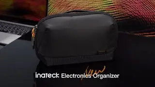 Inateck Multipurpose Gadgets Organizer with 180° Open & Orderly Storage, AB03007