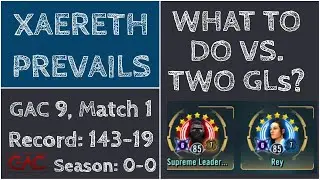 GAC 9, Match 1 | THE ADVANTAGE OF HAVING BOTH GLs