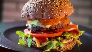 Produção de vídeo publicitário de comida - Hambúrguer