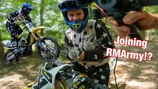 My First Time Riding THE Rmz250 | Both Tires Get AirBorne?! | MTB Training Session