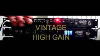 VICTOR CUSTOM WORKSHOP REAMPING PREAM + DEMENTED 10 TUBE GUITAR preamp and power amp demo