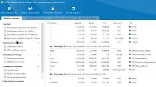 Festplatten sowie SSDs  und verwalten. MiniTool Partition Wizard.