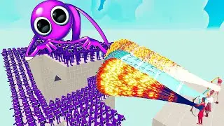 100x PURPLE (RAINBOW FRIEND) + 2x GIANT vs 3x EVERY GOD - Totally Accurate Battle Simulator TABS