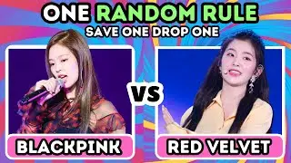 ✨[FIRST EVER GIRL GROUP]✨ ONE RANDOM RULE: SAVE ONE DROP ONE KPOP SONG |  KPOP QUIZ 2024
