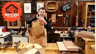 Workshop Vlog 3. New Mic. Matt Estlea's Cabinet. Chopped River Wood.