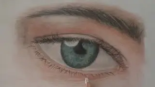 How To Draw A Eye Hyper Realistic In Color / Step By Step For Beginners N°2 #howtodraw #pencil #art