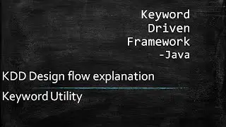 05 KDD Design flow explanation Keyword Utility
