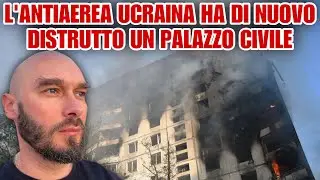 L’antiaerea ucraina ha di nuovo distrutto un palazzo civile.
