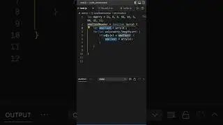 You have to find smallest number from array?