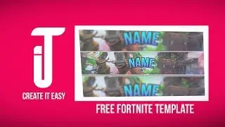 Free Fortnite Banner Template [Photoshop] | Iztly