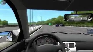 [City Car Driving 1.5.2] - Лада Приора,гонки по городу/Lada Priora, race in the city.