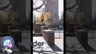 Wonder Studio AI Parkour Test
