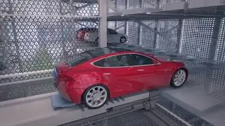 Automated Car Parking system design video