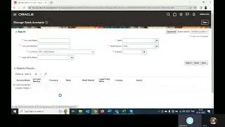 Oracle  Financials - Fusion Cash Management - Bank setup - Internal transfer