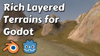 Creating Rich Terrain Shaders in Blender and Godot