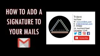 How to add a signature in Gmail | Basic and Professional