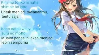 Kimi No Toriko - Lyrics ( summertime )