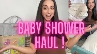 Baby shower haul | baby registry gifts and must haves with links | Newborn Haul 2025