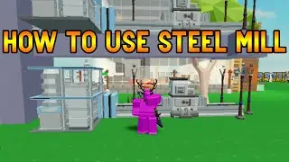 HOW TO USE STEEL MILL! Roblox Islands