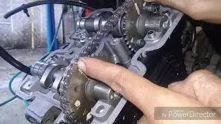 Cara Menge-Topkan atau memasang gigi timing pada mesin suzuki satria f150