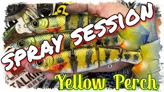 How To Paint A Yellow Perch Pattern (NEW SPRAY SESSION) 08/07/2024