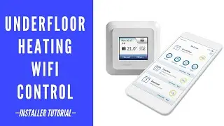 Heat Mat Underfloor Heating Smart Thermostat Installation
