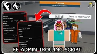 FE Admin Trolling Script - ROBLOX SCRIPTS - Prison Life Admin | Fluxus • Delta