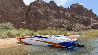 Shockwave 22’ Deck Boat with 520 Mercury Racing Engine Colorado River