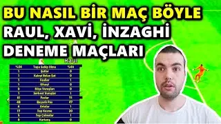 BU NASIL BİR MAÇ BÖYLE 😲 103 XAVİ, RAUL, İNZAGHİ DENEME MAÇLARI (eFootball 2024 Mobile Gameplay)
