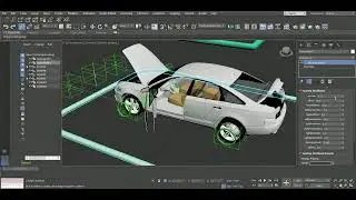 Car rigging in 3ds max 😁😁😁