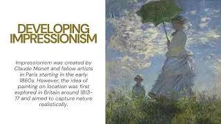 Impressionism visual Art 101
