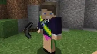 bolsonaro de calcinha no minecraft kk