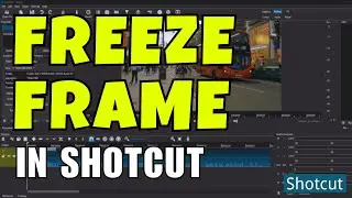 How to Freeze Frame in Shotcut
