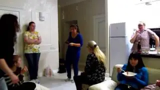 День рождение фан-клуба. Игры, торт, свечи и разговоры.