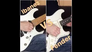 Ibanez vs Fender: Same Solo - 2 (very) different guitars
