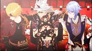【Genshin Impact MMD】Itto、Thoma、Ayato-GURU