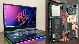 Asus ROG Strix G Teardown - Upgrade Options - How Much Dust Inside the Laptop After 9 Months ? 🔥