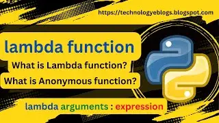 python lambda function | python lambda expression | python lambda hindi | lambda function in python