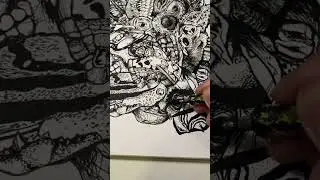 IT’S INKTOBER YALL! EVERYBODY DRAW SOMETHING!🔥 🖋️ #inktober #drawing #art #artshorts
